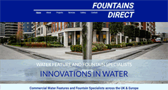 Desktop Screenshot of fountains-direct.co.uk