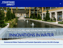 Tablet Screenshot of fountains-direct.co.uk